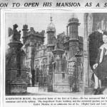 Opening Knebworth House to the Public in April 1932